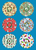 HOLIDAY HAPPINESS PATTERNS - 6 PATCH SET - INFUSION SET OVERLAYS