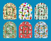 HOLIDAY HAPPINESS PATTERNS - 6 PATCH SET - OMNIPOD OVERLAYS