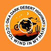 ON A DARK DESERT HIGHWAY... HALLOWEEN PATCH