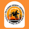ON A DARK DESERT HIGHWAY... HALLOWEEN PATCH