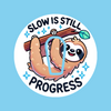 SLOW PROGRESS IS STILL PROGRESS!-SLOTH -  DEXCOM G6 OVERLAY