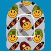SKATERBOARD SMILEY PATCH