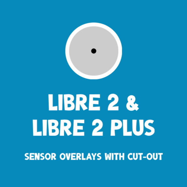 LIBRE 2 SENSOR OVERLAYS WITH CUT-OUTS