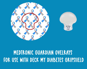 Collection image for: MEDTRONIC GUARDIAN SENSOR OVERLAYS for use with Deck My Diabetes GripShields