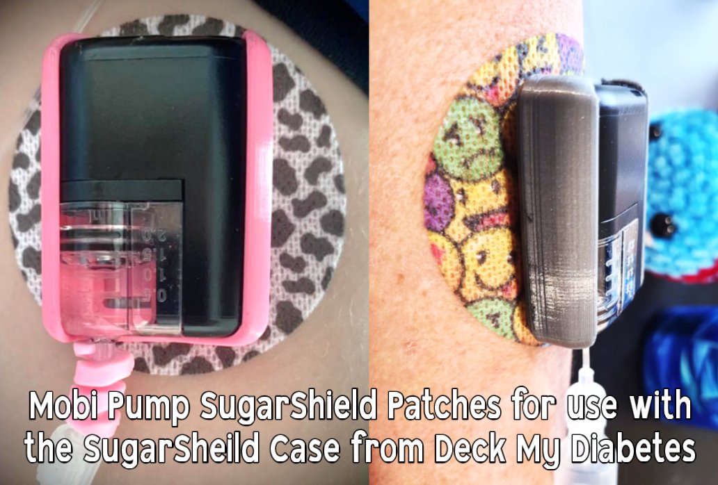 TANDEM MOBI™ SUGARSHIELD™ PATCHES FOR USE WITH THE DECK MY DIABETES SUGARSHIELD™ CASE