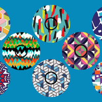 ABSTRACT ART LIBRE 2 OVERLAYS  - 8 PATCH SET