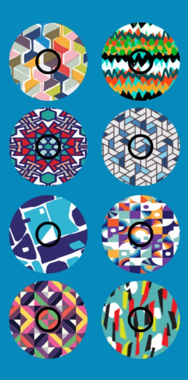 ABSTRACT ART LIBRE 3 OVERLAYS  - 8 PATCH SET