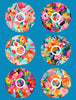ABSTRACT FLORALS  LIBRE 3 OVERLAYS  - 6 PATCH SET