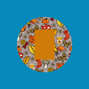 ALL THINGS FALL - ADHESIVE PATCH FOR THE SUGARSHIELD™ CASE BY DECK MY DIABETES for TANDEM MOBI™ INSULIN PUMP