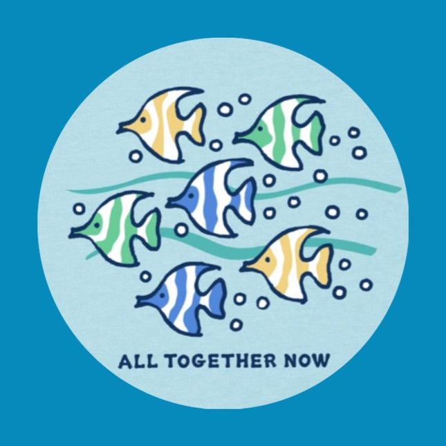 ALL TOGETHER NOW - FISH - LARGE SOLID OVERLAY