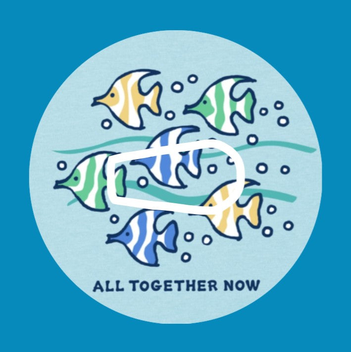 ALL TOGETHER NOW - FISH -  DEXCOM G6 OVERLAY