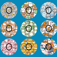 ANIMAL BUDDIES - 9 PATCH SET - DEXCOM G7 OR DEXCOM STELO OVERLAYS