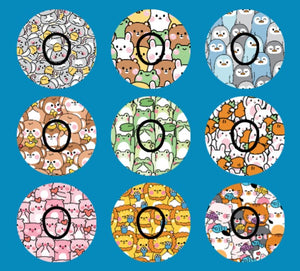 ANIMAL BUDDIES - 9 PATCH SET - DEXCOM G7 OR DEXCOM STELO OVERLAYS