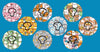 ANIMAL BUDDIES - 9 PATCH SET - MEDTRONIC GUARDIAN OVERLAYS WITH CUT-OUT FOR USE WITH DECK MY DIABETES GRIPSHIELD