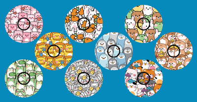 ANIMAL BUDDIES - 9 PATCH SET - LIBRE 2