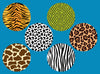 ANIMAL HIDE - 6 PATCH SET FOR THE SUGARSHIELD™ CASE BY DECK MY DIABETES for TANDEM MOBI™ INSULIN PUMP