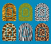 ANIMAL HIDE PATTERNS - 6 PATCH SET - OMNIPOD OVERLAYS