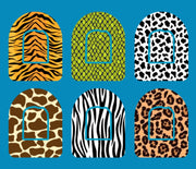ANIMAL HIDE PATTERNS - 6 PATCH SET - OMNIPOD OVERLAYS