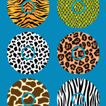 ANIMAL HIDE PATTERNS - 6 PATCH SET - INFUSION SET OVERLAY