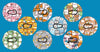 ANIMAL BUDDIES - 9 PATCH SET  -  DEXCOM G6 OVERLAYS