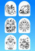 "COLOR MY JOURNEY" AUTUMN & THANKSGIVING - 6 PATCH SET OF OMNIPOD OVERLAYS WITH CUT-OUTS