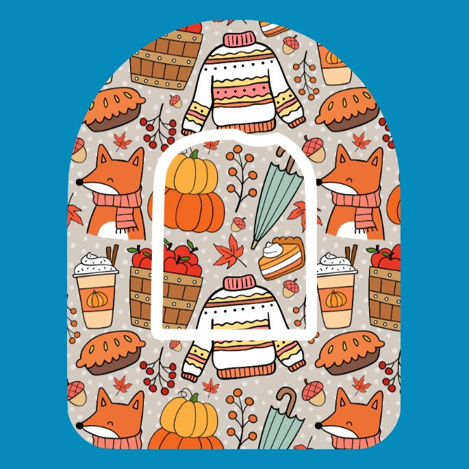 AUTUMN WEATHER - TIME FOR SWEATERS - OMNIPOD OVERLAY