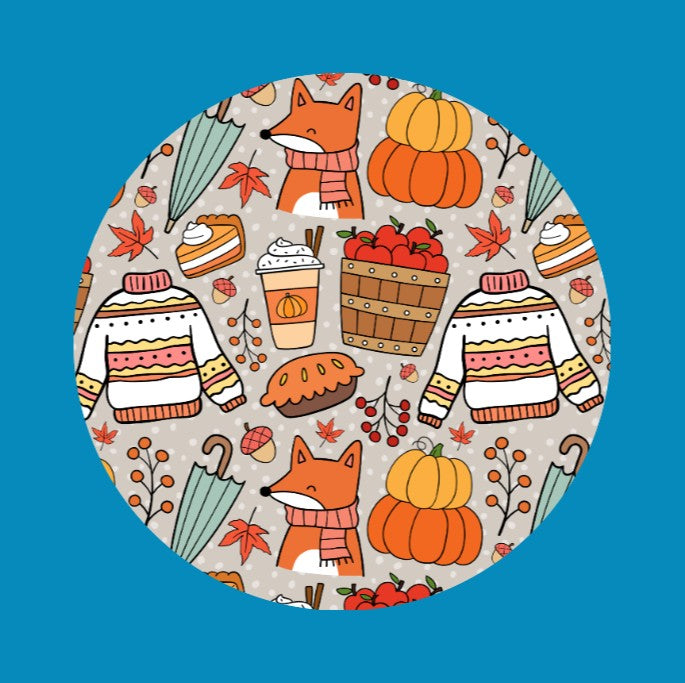 AUTUMN WEATHER - TIME FOR SWEATERS - LARGE SOLID OVERLAYS