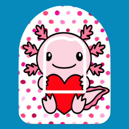 AXOLOTL LOVE -  OMNIPOD OVERLAY