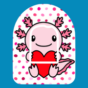 AXOLOTL LOVE -  OMNIPOD OVERLAY