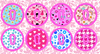 BARBIE INSPIRED FASHION  #1 - 8 PATCH SET   -  DEXCOM G6 OVERLAYS