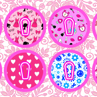BARBIE INSPIRED FASHION  #1 - 8 PATCH SET   -  DEXCOM G6 OVERLAYS