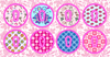 BARBIE INSPIRED FASHION  #2 - 8 PATCH SET   -  DEXCOM G6 OVERLAYS