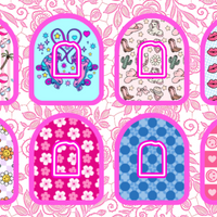 BARBIE INSPIRED FASHION  #2 - 8 PATCH SET - OMNIPOD OVERLAYS