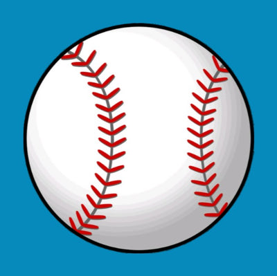 BASEBALL - LARGE SOLID OVERLAY