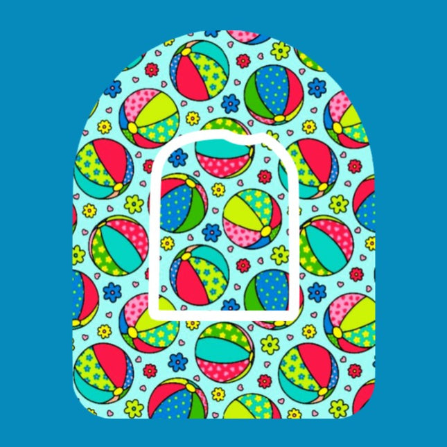 BEACH BALL PATTERN -  OMNIPOD OVERLAY