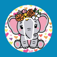 BELLA THE ELEPHANT PATCH