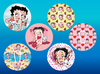 BETTY BOOP INSPIRED - 6 PATCH SETS