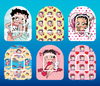 BETTY BOOP INSPIRED - 6 PATCH SETS