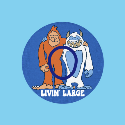 LIVIN' LARGE - BIGFOOT & YETI PATCH