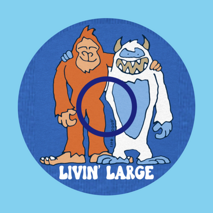 LIVIN' LARGE - BIGFOOT & YETI PATCH