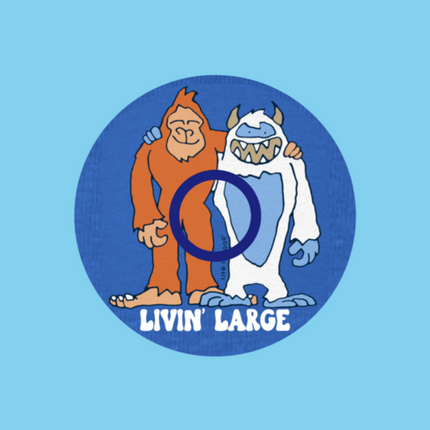 LIVIN' LARGE - BIGFOOT & YETI PATCH