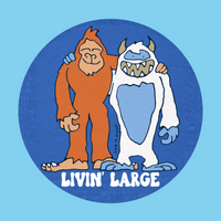 LIVIN' LARGE - BIGFOOT & YETI PATCH