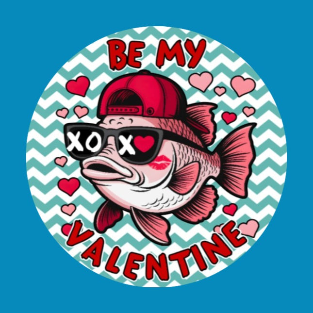 BILLY BASS - BE MY VALENTINE  - LARGE SOLID OVERLAY