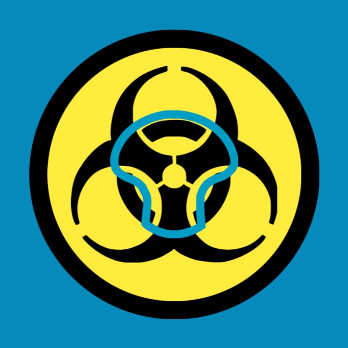 BIOHAZARD - MEDTRONIC GUARDIAN OVERLAYS WITH CUT-OUT FOR USE WITH DECK MY DIABETES GRIPSHIELD