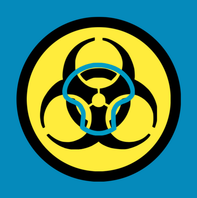BIOHAZARD - MEDTRONIC GUARDIAN OVERLAYS WITH CUT-OUT FOR USE WITH DECK MY DIABETES GRIPSHIELD