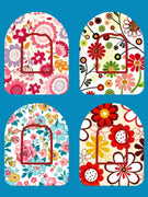 BOUQUET OF LOVE  - 4 PATCH SET - OMNIPOD OVERLAY