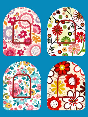 BOUQUET OF LOVE  - 4 PATCH SET - OMNIPOD OVERLAY