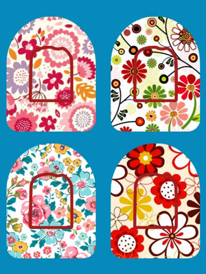 BOUQUET OF LOVE  - 4 PATCH SET - OMNIPOD OVERLAY