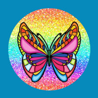 BRIGHT BUTTERFLY - LARGE SOLID OVERLAY
