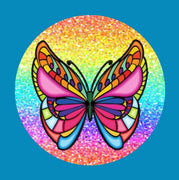 BRIGHT BUTTERFLY - LARGE SOLID OVERLAY